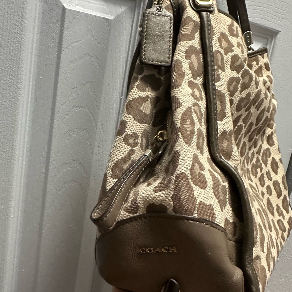 Coach Leopard Print Purse - Picture 3 of 6